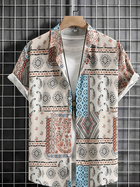 Men's Tropical Print Shirt